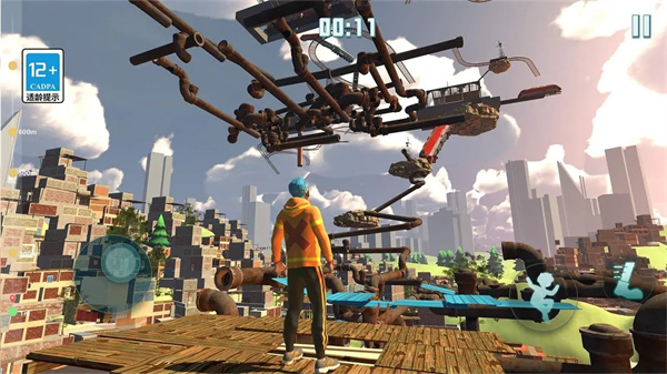 只有向上的跑酷