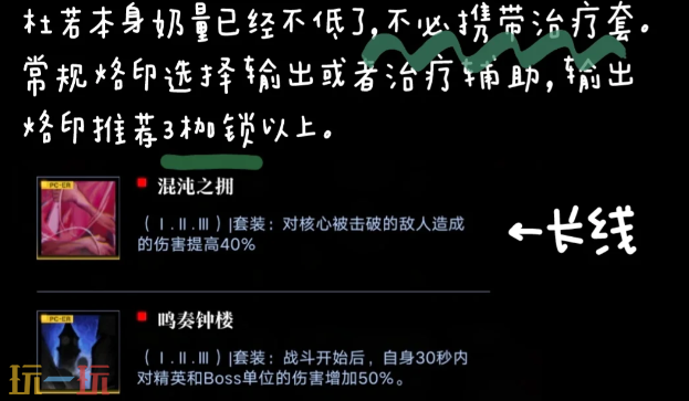 无期迷途杜若带什么烙印 无期迷途杜若烙印推荐